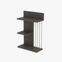 Hanah Home Kinik - Estantería de pared Antracita
